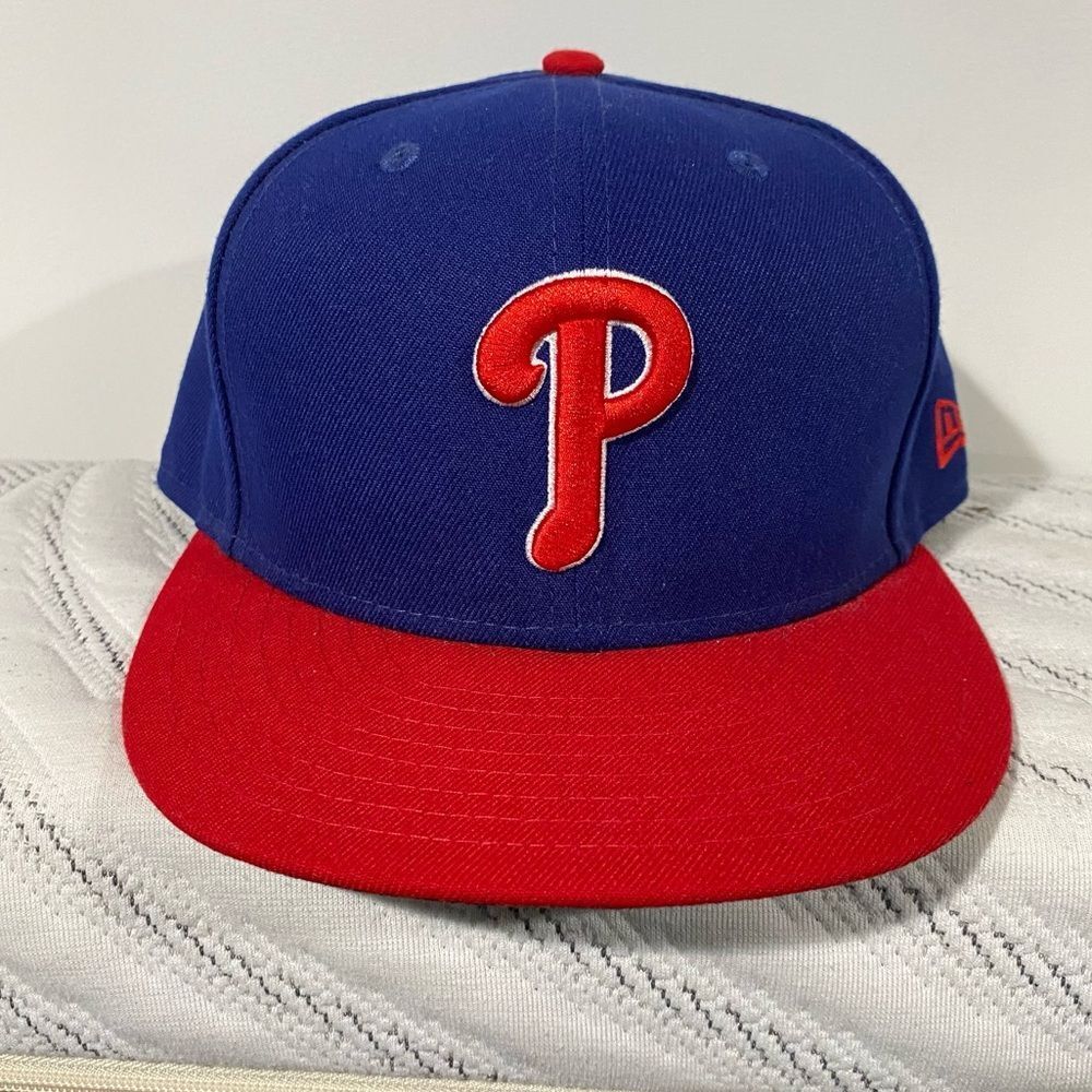 Philadelphia Phillies Made in the USA vintage hat New Era 59fifty fitted 7 3/8